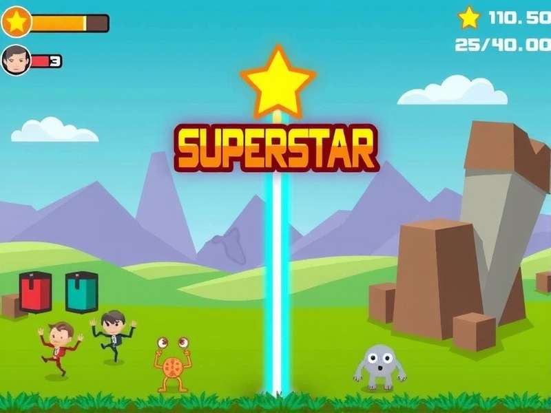 South Spike Superstar Gameplay Screenshot